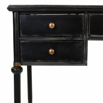 Desk Alexandra House Living Black Metal 75 x 75 x 122 cm