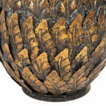 Candle Holder Alexandra House Living Golden Iron 18 x 28 x 18 cm Pineapple