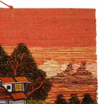 Tapestry Alexandra House Living Multicolour Jute 100 x 80 cm rural