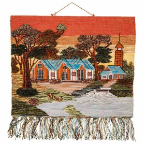 Tapisserie Alexandra House Living Jute 100 x 80 cm rural