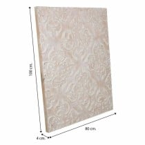 Wall Decoration Alexandra House Living Natural Glass MDF Wood 80 x 4 x 100 cm