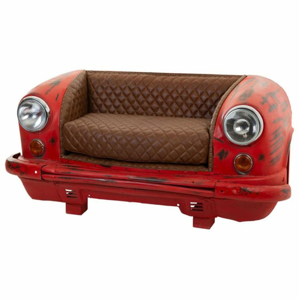 Sofa Alexandra House Living Brown Red Car 68 x 68 x 157 cm