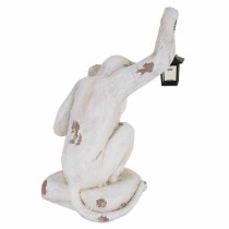 Decorative Figure Alexandra House Living White Magnesium Monkey 35 x 58 x 36 cm