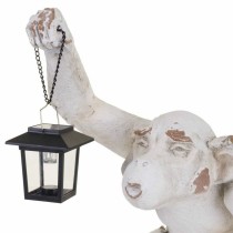 Decorative Figure Alexandra House Living White Magnesium Monkey 35 x 58 x 36 cm