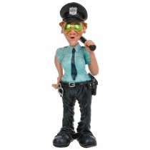 Deko-Figur Alexandra House Living Polyesterharz Polizei 9 x 25 x 10 cm