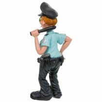 Deko-Figur Alexandra House Living Polyesterharz Polizei 9 x 25 x 10 cm