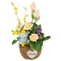 Deko-Blumen Alexandra House Living Bunt 23 x 48 x 24 cm