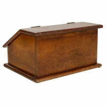 Box-Schmuckkästchen Alexandra House Living Dunkelbraun Messing Mango-Holz 19 x 13 x 24 cm