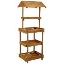 Counter Display Alexandra House Living Fir wood 50 x 165 x 62 cm Shelves 4 Shelves