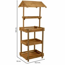 Counter Display Alexandra House Living Fir wood 50 x 165 x 62 cm Shelves 4 Shelves