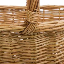 Picnic Basket Alexandra House Living wicker Willow wood 42 x 30 x 22 cm Natural