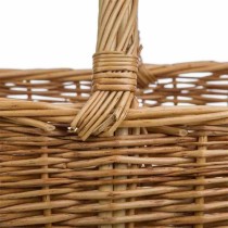 Picnic Basket Alexandra House Living wicker Willow wood 33 x 32 x 43 cm Natural