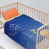 Jeu de draps HappyFriday Le Petit Prince Migration Multicouleur Lit de bébé 2 Pièces