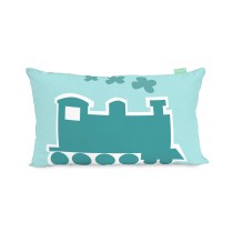 Housse de coussin HappyFriday Train Multicouleur 50 x 30 cm