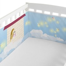 Cot protector HappyFriday Mr Fox Long braid  Multicolour 210 x 40 cm