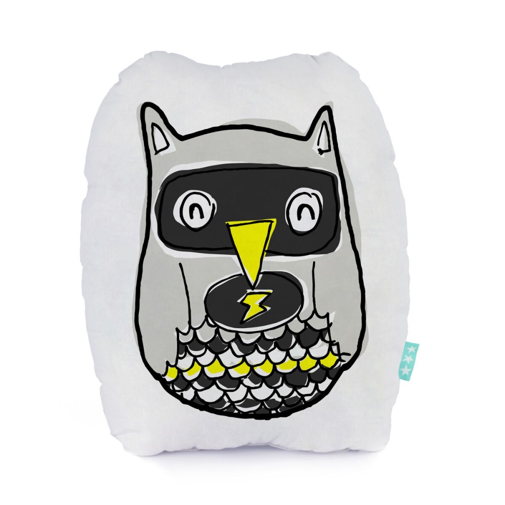 Coussin HappyFriday Mr Fox Multicouleur Hibou 40 x 30 cm