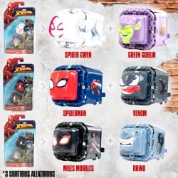 Geschicklichkeitsspiel Spider-Man Battle Cubes (12 Stück)