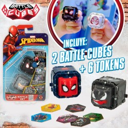 Jeu d’habileté Spider-Man Battle Cubes (12 Unités)