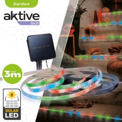 Strip of lights Aktive LED Multicolour Garden 3 m (6 Units)