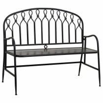 Bank Alexandra House Living Schwarz Metall 56 x 98 x 118 cm