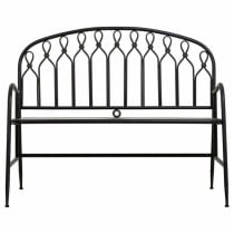 Bank Alexandra House Living Schwarz Metall 56 x 98 x 118 cm