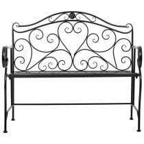 Banc Alexandra House Living Noir Fer 50 x 88 x 110 cm