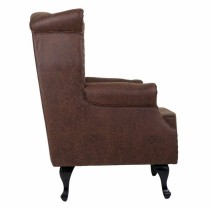 Armchair Alexandra House Living Black 84 x 86 x 84 cm Polyskin