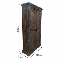 Schrank Alexandra House Living Braun Recyceltes Holz 45 x 220 x 121 cm