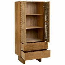 Cupboard Alexandra House Living Brown Rope Fir wood Paolownia wood 45 x 170 x 80 cm 45 x 170 x 75 cm