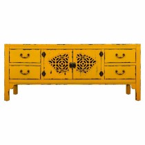 Tiroirs polyvalents Alexandra House Living Jaune Bois d'épicéa Bois MDF 40 x 50 x 120 cm