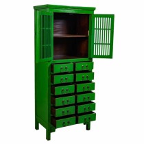 Cupboard Alexandra House Living Green MDF Elm wood 43 x 170 x 70 cm