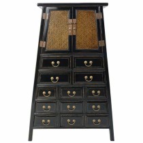 Armoire Alexandra House Living Noir Bois 40 x 148 x 96 cm