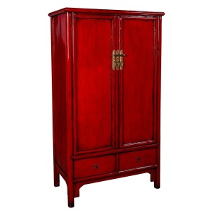 Cupboard Alexandra House Living Red Wood Elm wood 69 x 182 x 101 cm