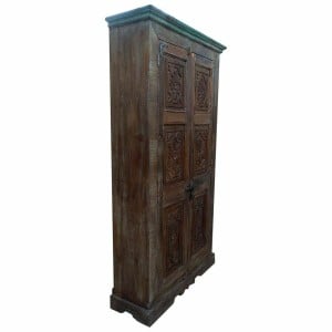 Cupboard Alexandra House Living Brown Recycled Wood 45 x 220 x 122 cm