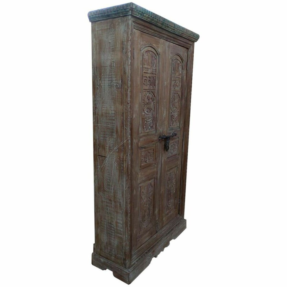 Armoire Alexandra House Living Marron Bois Recyclé 45 x 220 x 121 cm