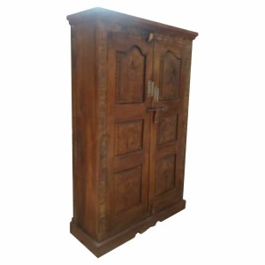 Armoire Alexandra House Living Marron Bois Recyclé 44 x 198 x 121 cm