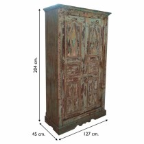 Cupboard Alexandra House Living Brown Recycled Wood 45 x 204 x 127 cm