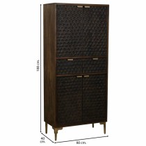 Armoire Alexandra House Living Marron Bois Fer 40 x 180 x 80 cm