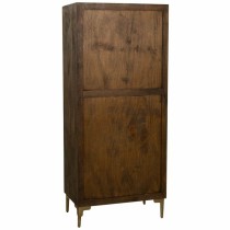 Cupboard Alexandra House Living Brown Wood Iron 40 x 180 x 80 cm