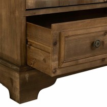 Cupboard Alexandra House Living Brown Fir wood MDF Wood 38 x 102 x 83 cm