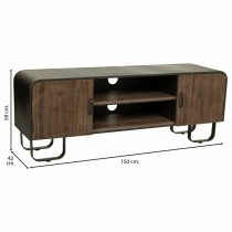 Mehrzweck-Schubladenelement Alexandra House Living Braun Holz Eisen Platte Tannenholz 42 x 58 x 150 cm