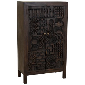 Armoire Alexandra House Living Marron Bois 35 x 140 x 78 cm