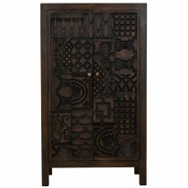 Cupboard Alexandra House Living Brown Wood 35 x 140 x 78 cm