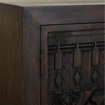 Cupboard Alexandra House Living Brown Wood 35 x 140 x 78 cm