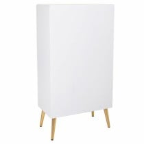 Cupboard Alexandra House Living White Golden MDF Wood 36 x 118 x 62 cm