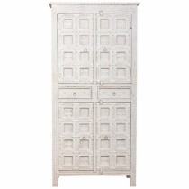 Wardrobe Alexandra House Living White Mango wood 93 x 192 x 45 cm