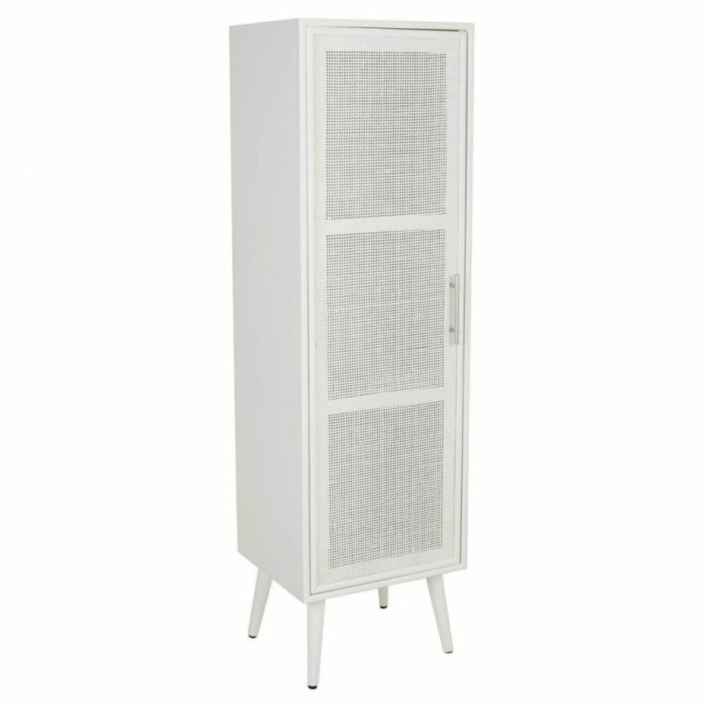 Schrank Alexandra House Living Silberfarben white wedding Bambus Holz MDF 37 x 139 x 40 cm