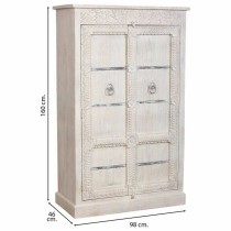 Garderobe Alexandra House Living Weiß Mango-Holz 98 x 160 x 46 cm