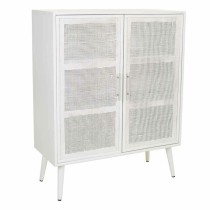 Cupboard Alexandra House Living Silver white wedding Bamboo MDF Wood 37 x 101 x 80 cm