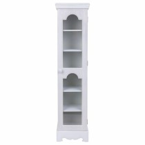 Cupboard Alexandra House Living White Mirror MDF Wood 20 x 98 x 24 cm